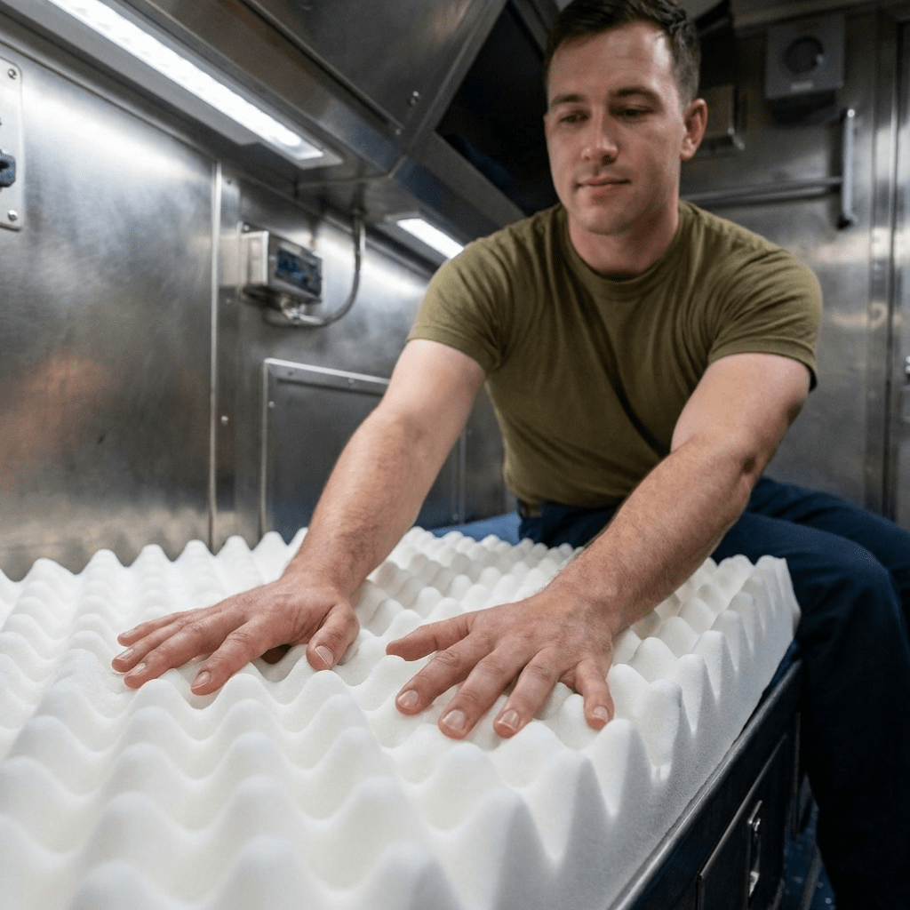 Ship Rack Egg Crate Mattress Topper - Rack Mat